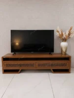میز تلویزیون مدل نخل گردویی - Image 7