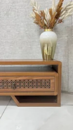 میز تلویزیون مدل نخل گردویی - Image 3